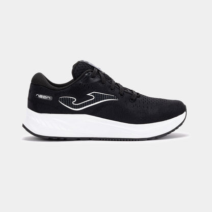Tenis Deportivo Para Dama Running Neon Lady 26 Negro Blanco Ab0701