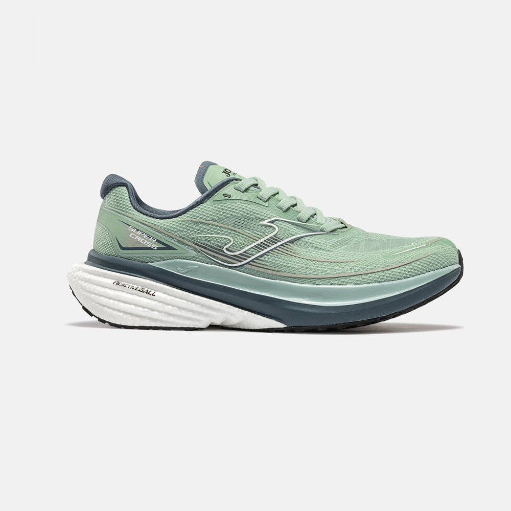 Tenis Deportivo Para Caballero Joma Supercross 26 Verde Gris Ab0701