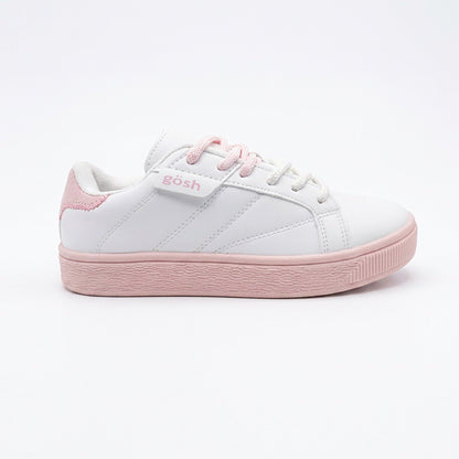 Tenis Casual Para Dama Gosh Triker Blanco Rosa Ab0701