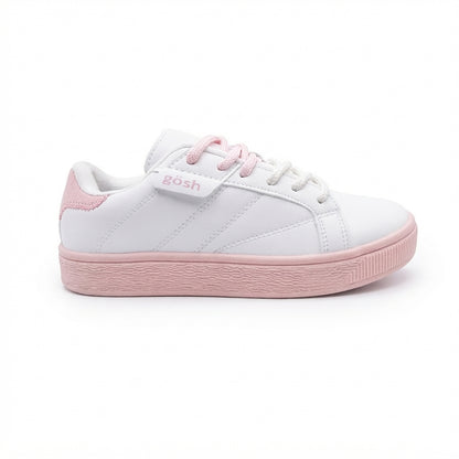 Tenis Casual Para Dama Gosh Triker Blanco Rosa Ab0701