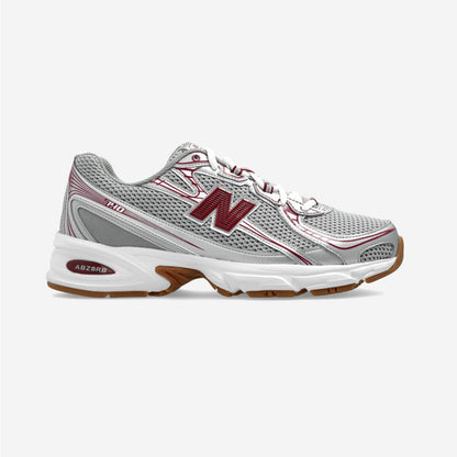 Tenis Deportivo Para Caballero New Balance 740 Blanco Plata Vino  Ab0701