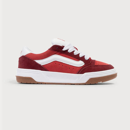 Tenis Casual Para Dama Vans Hylane Rojo Blanco Ab0701