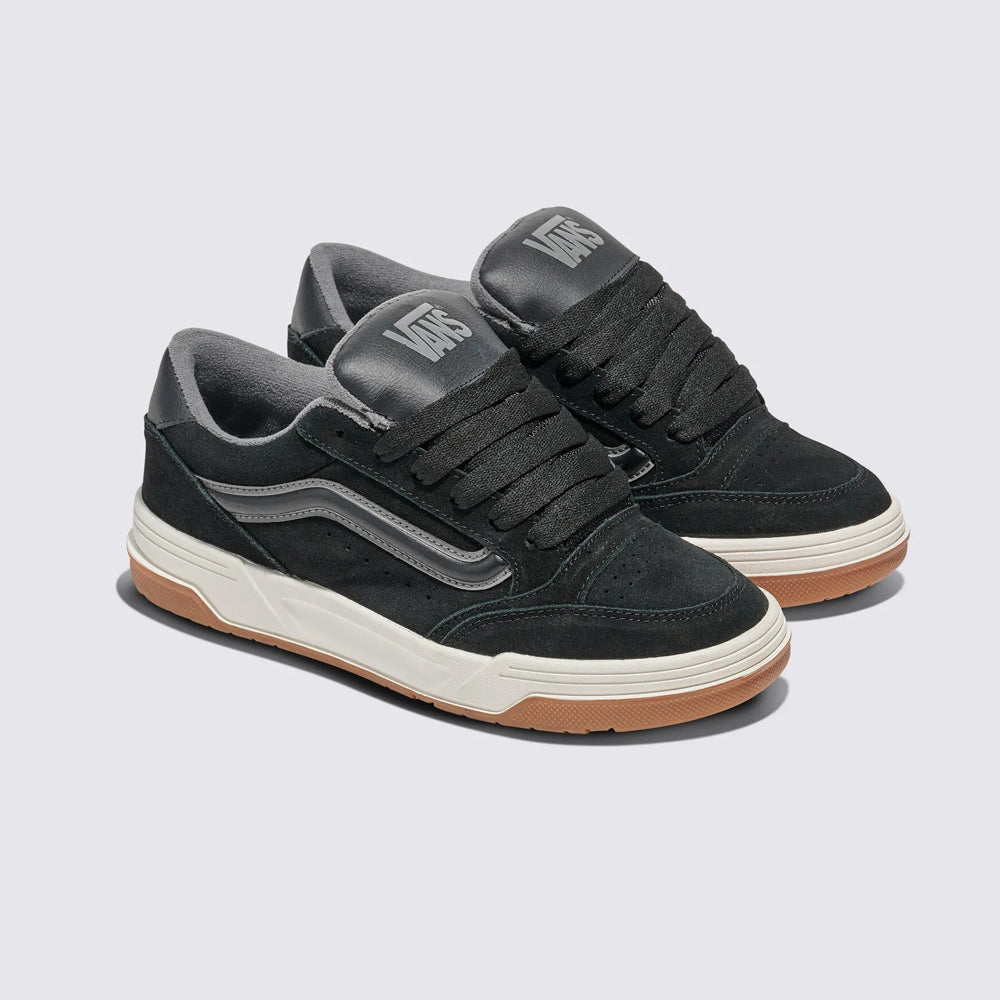 Tenis Casual Para Dama Vans Hylane Negro Gris Ab0701