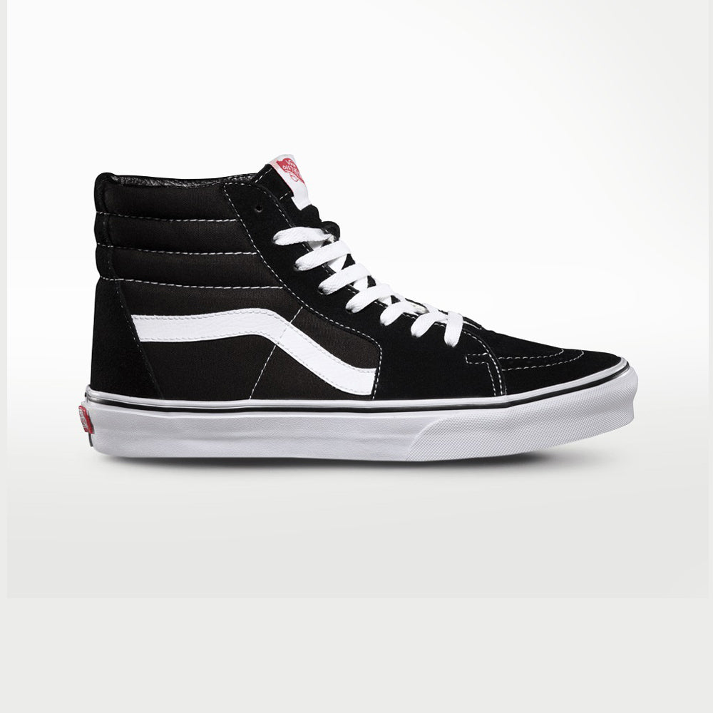 Tenis Casual De Bota Para Dama Vans SK8 HI Negro Blanco Ab0701