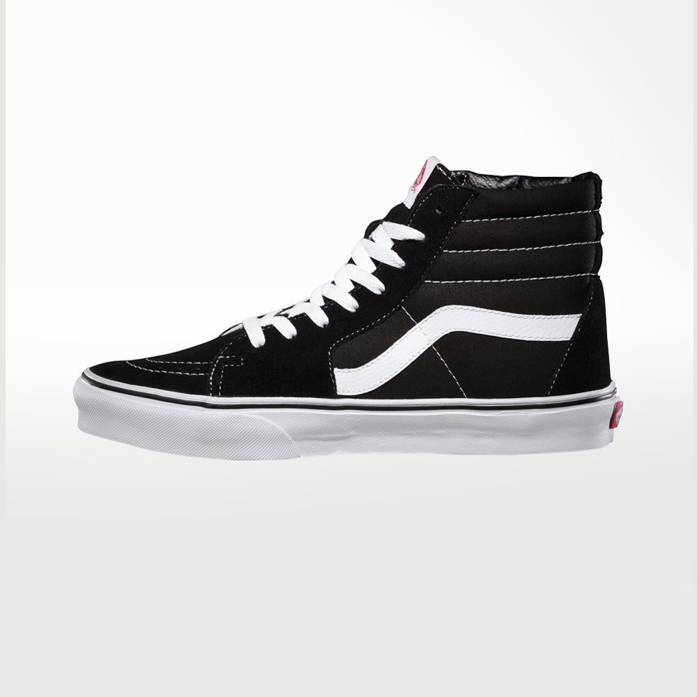 Tenis Casual De Bota Para Dama Vans SK8 HI Negro Blanco Ab0701