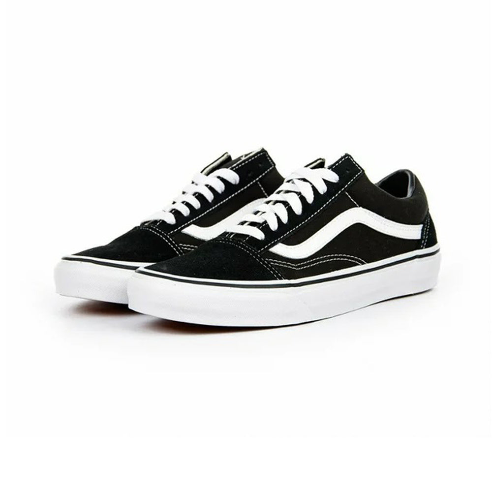 Tenis Casuales Para Caballero Vans Old Skool Negro Blanco Ab0701