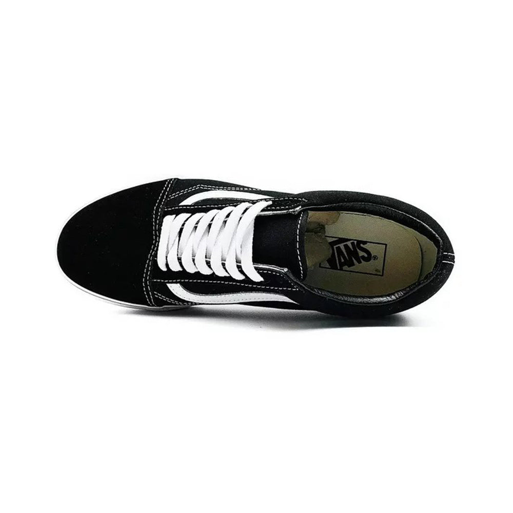 Tenis Casuales Para Caballero Vans Old Skool Negro Blanco Ab0701