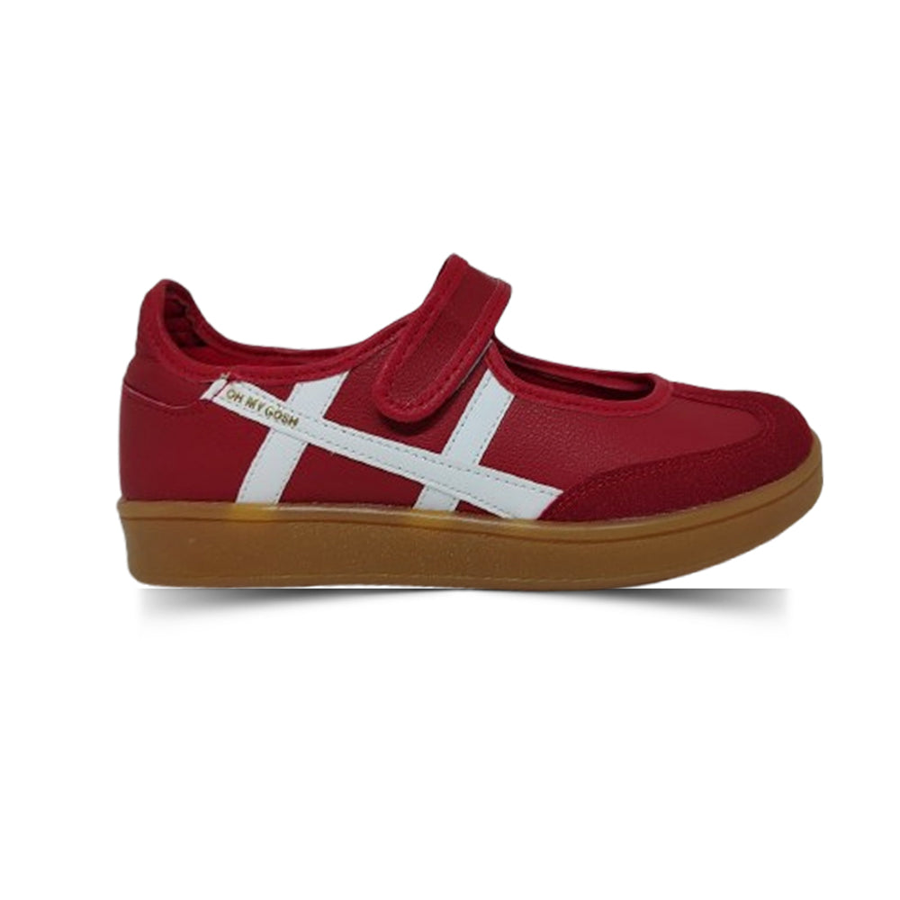 Tenis Casual Para Dama Gosh Verlon Rojo Blanco Ab701