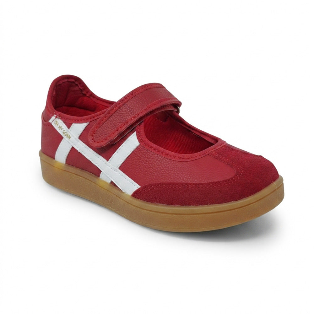 Tenis Casual Para Dama Gosh Verlon Rojo Blanco Ab701