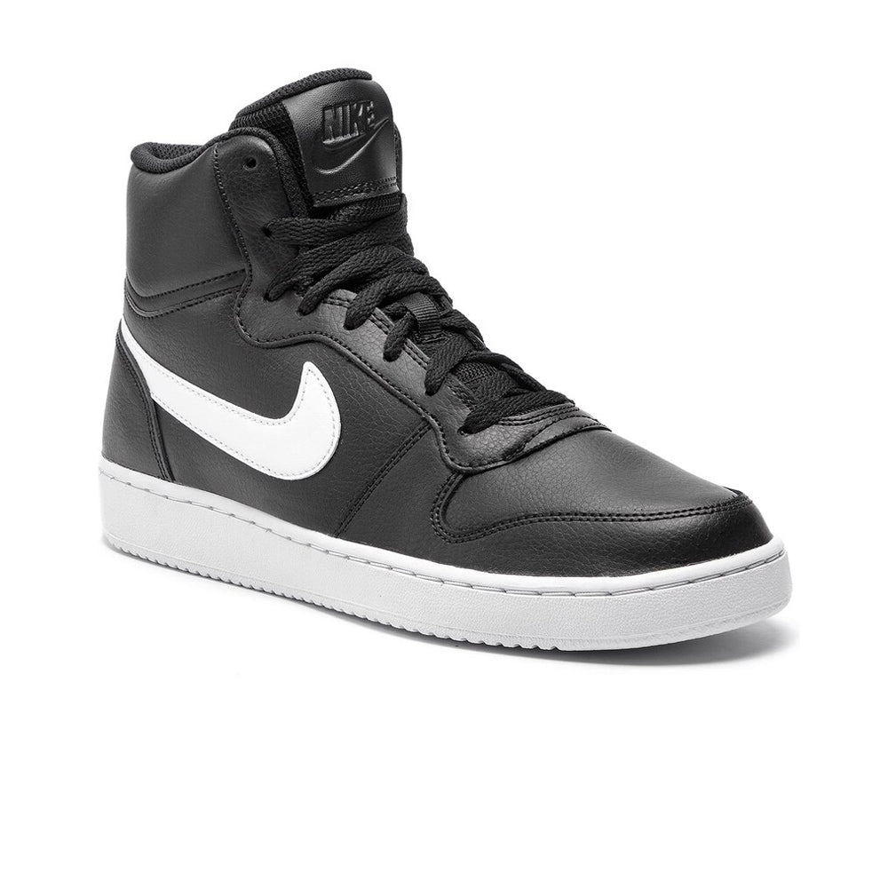 Tenis De Bota Para Caballero Nike Ebernon Mid Negro Blanco Ab0701
