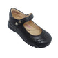 Zapato Escolar Para Niña Joven Yuyin 23380 Negro Ab0701
