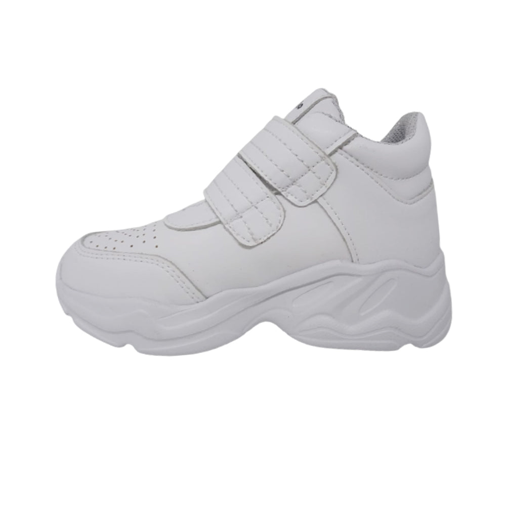 Tenis Escolares Bota Para Joven/Niño Chabelo C403A Blanco Ab0701