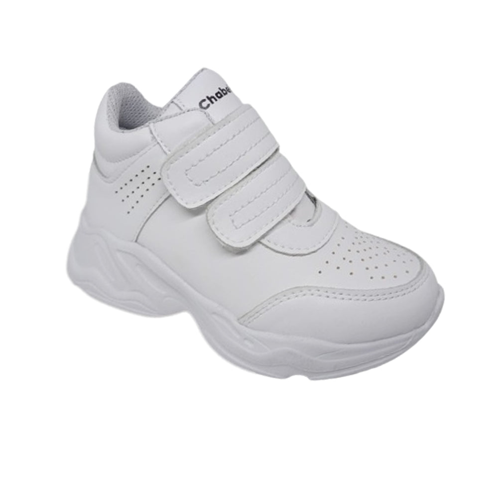 Tenis Escolares Bota Para Joven/Niño Chabelo C403A Blanco Ab0701