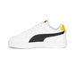 Tenis Casual Para Dama Puma Caven Jr Blanco Negro Amarillo Ab0701