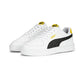 Tenis Casual Para Dama Puma Caven Jr Blanco Negro Amarillo Ab0701