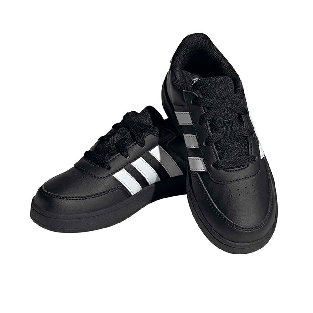 Tenis Casual Para Dama Adidas Breaknet 2.0 Negro Blanco Ab0701