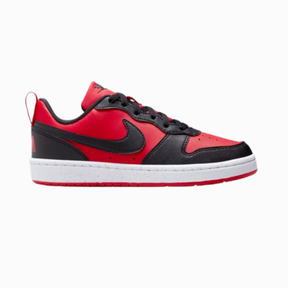 Tenis Casual Para Dama Nike Court Borough Low 2 Rojo Negro Blanco Ab0701
