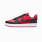 Tenis Casual Para Dama Nike Court Borough Low 2 Rojo Negro Blanco Ab0701