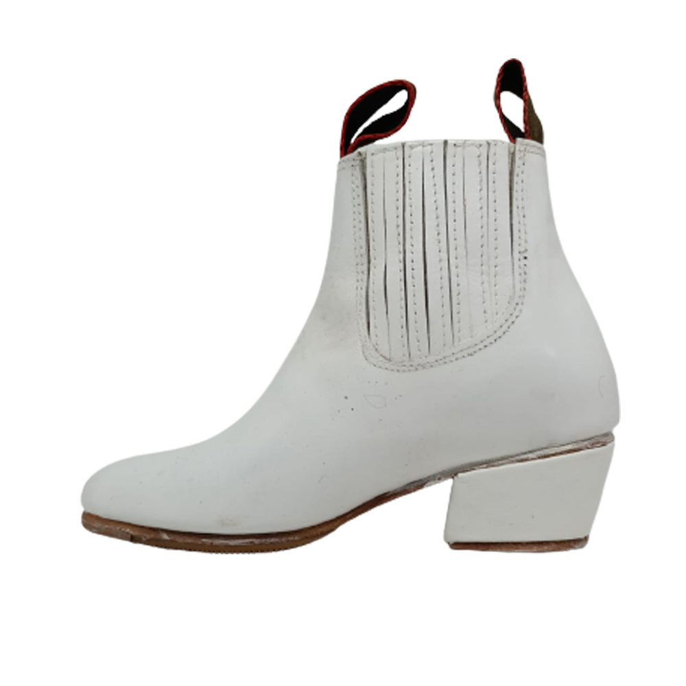 Botin De Danza Para Niño Alegria Botin Blanco Ab0701