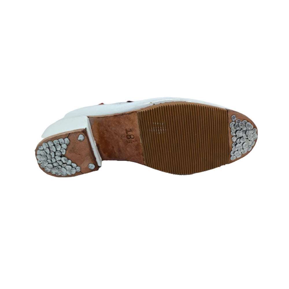 Botin De Danza Para Niño Alegria Botin Blanco Ab0701