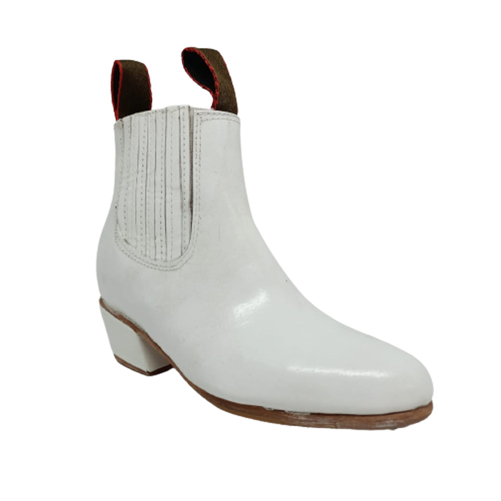 Botin De Danza Para Niño Alegria Botin Blanco Ab0701