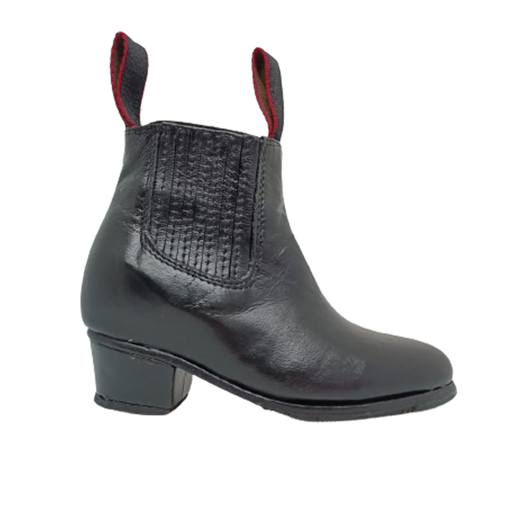 Botin Para Danza Para Niño Alegria Botin Negro Ab0701