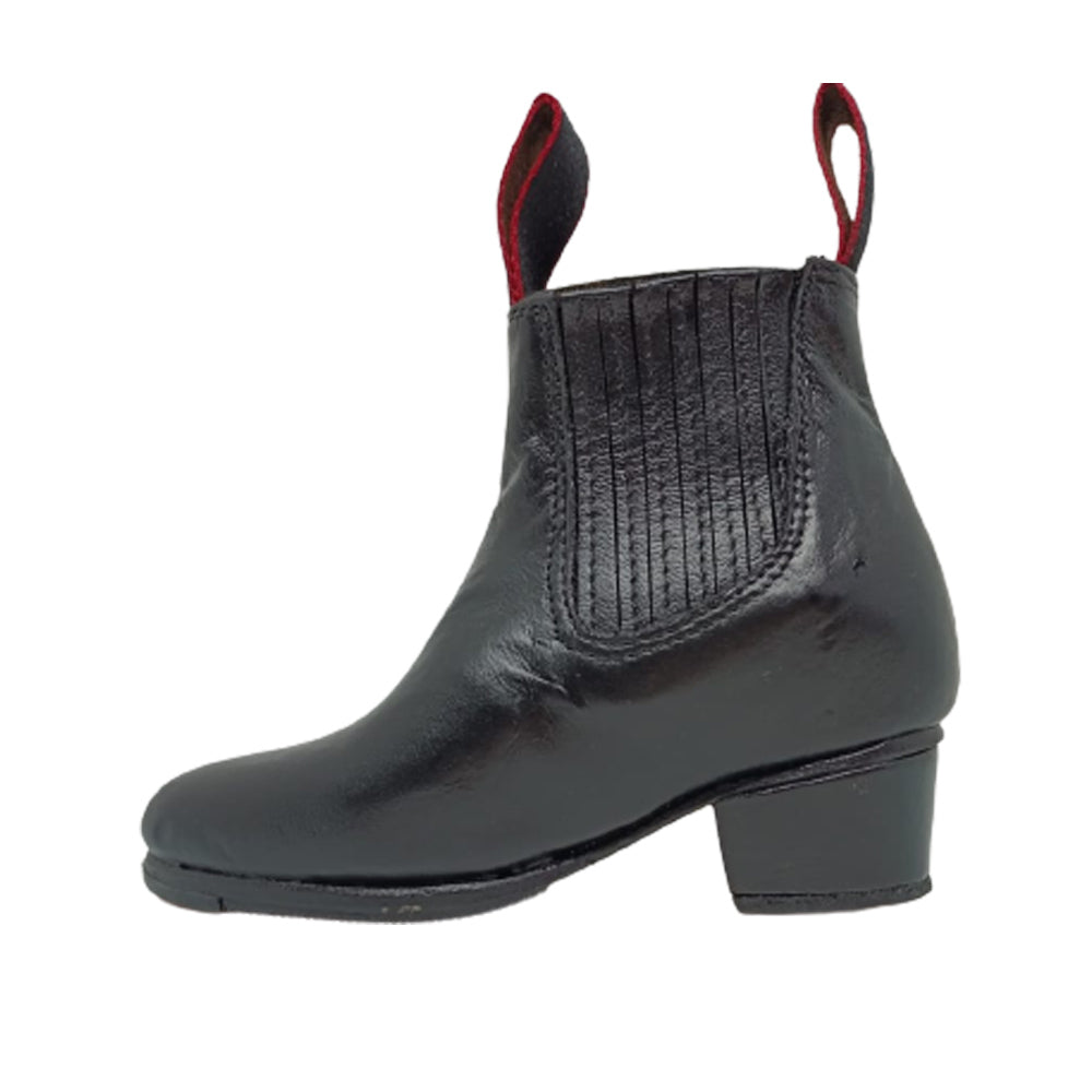 Botin Para Danza Para Niño Alegria Botin Negro Ab0701