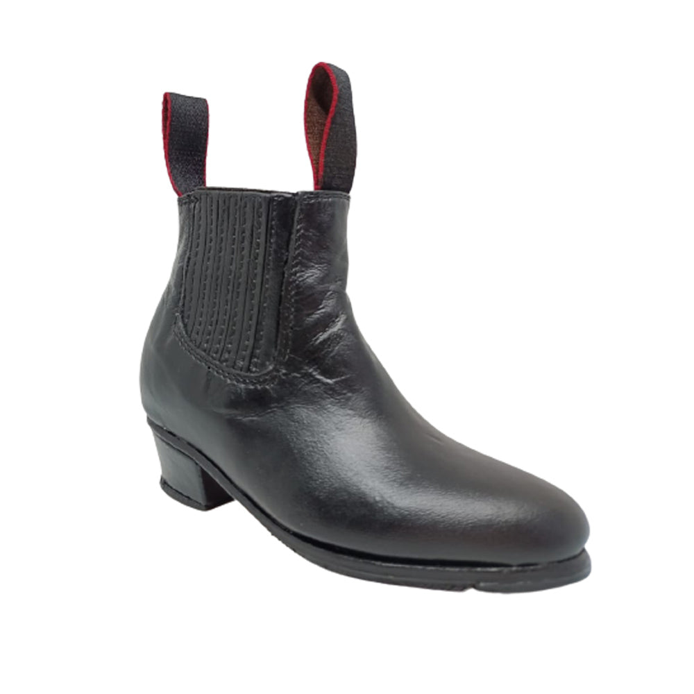 Botin Para Danza Para Niño Alegria Botin Negro Ab0701