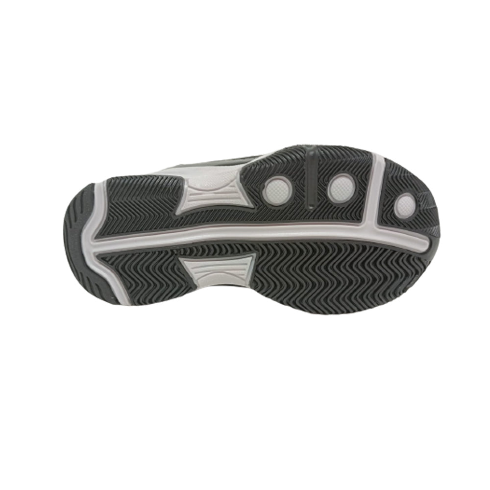 Tenis Casual Para Niño Janlo 0587 Blanco Negro Rojo Ab0701