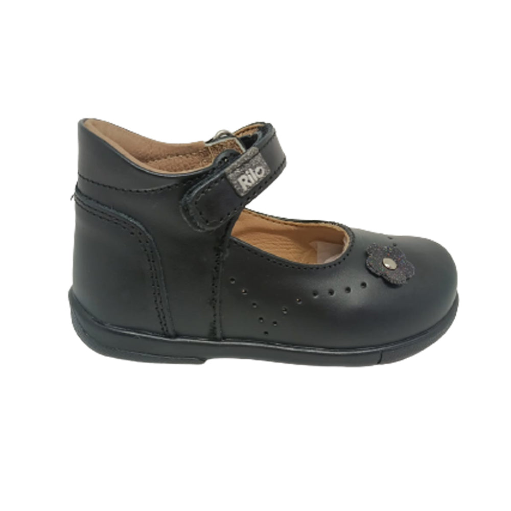 Zapatos Para Niña Rilo 2163 Negro Ab0701
