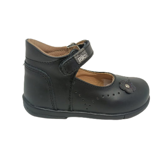 Zapatos Para Niña Rilo 2163 Negro Ab0701