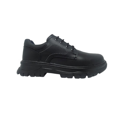 Zapato Escolar Para Niño  Yuyin 22131 Negro Ab0701