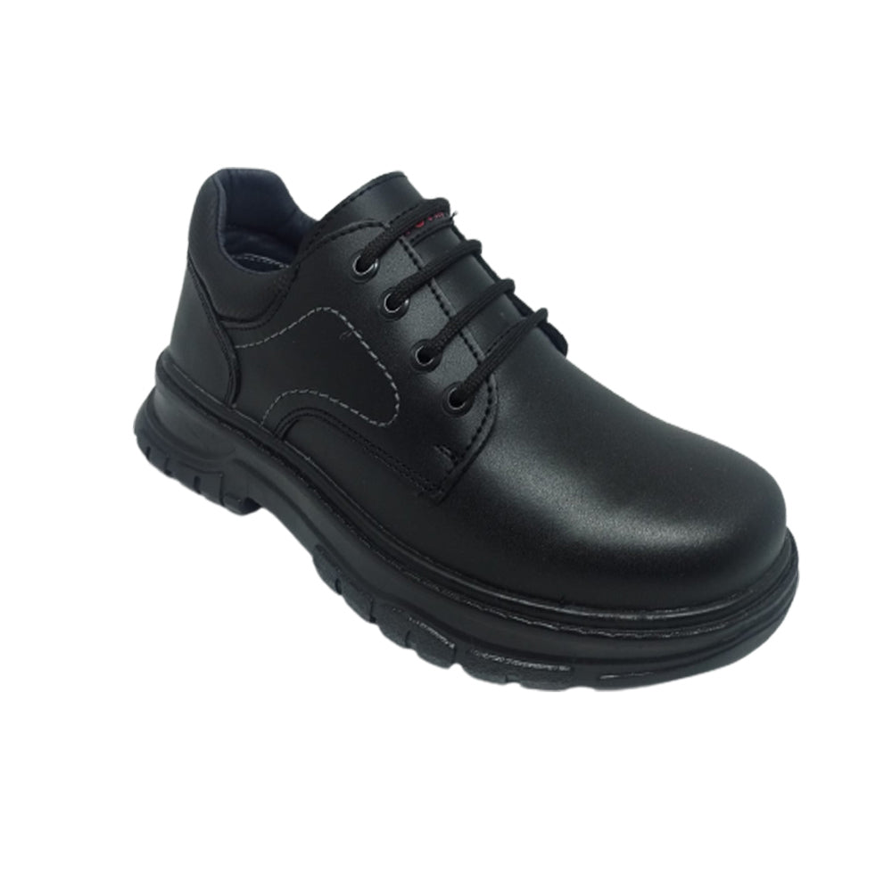 Zapato Escolar Para Niño  Yuyin 22131 Negro Ab0701