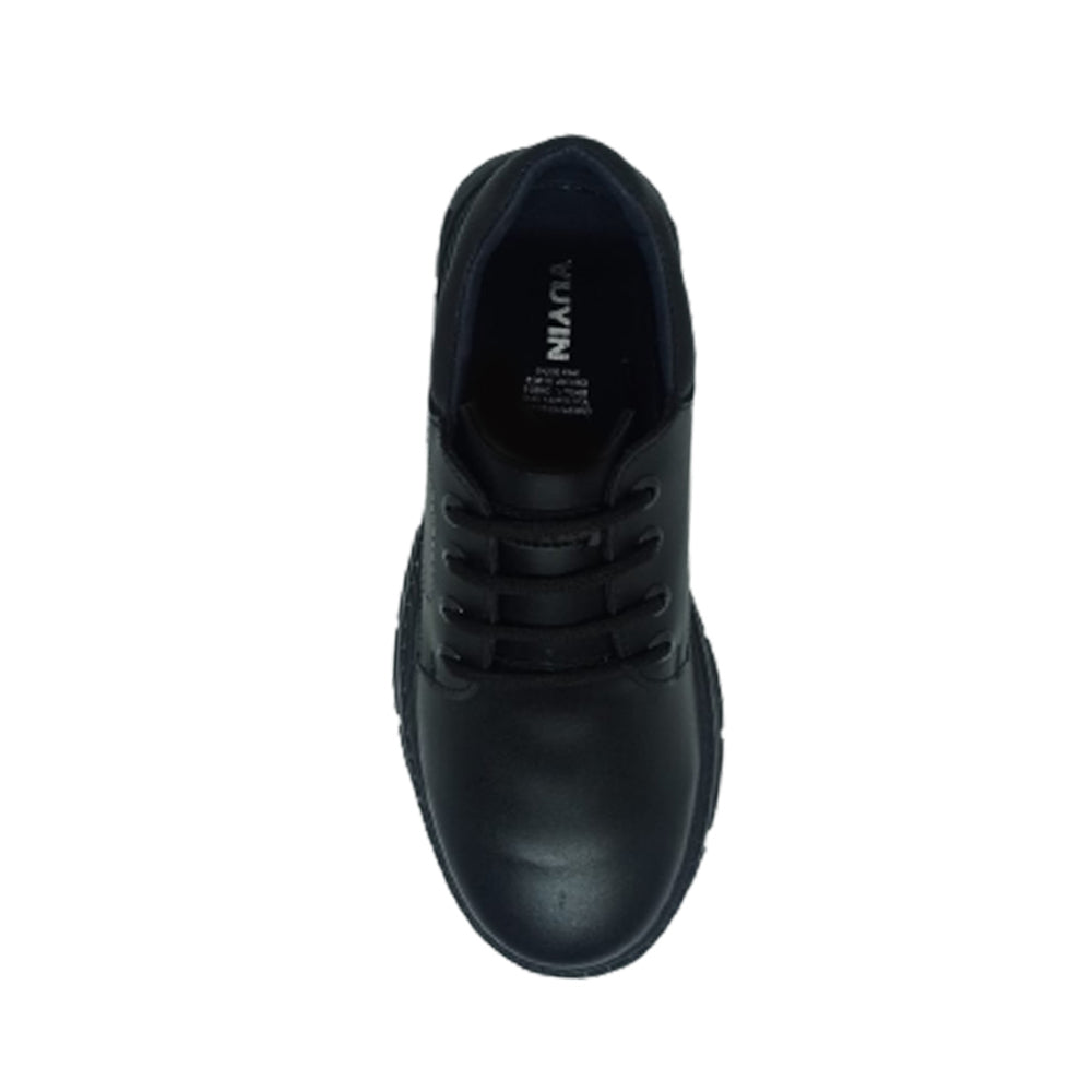 Zapato Escolar Para Niño  Yuyin 22131 Negro Ab0701