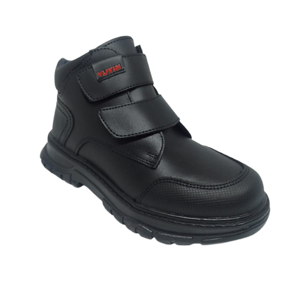 Bota Escolar Para Niño Yuyin 22141 Negro Ab0701