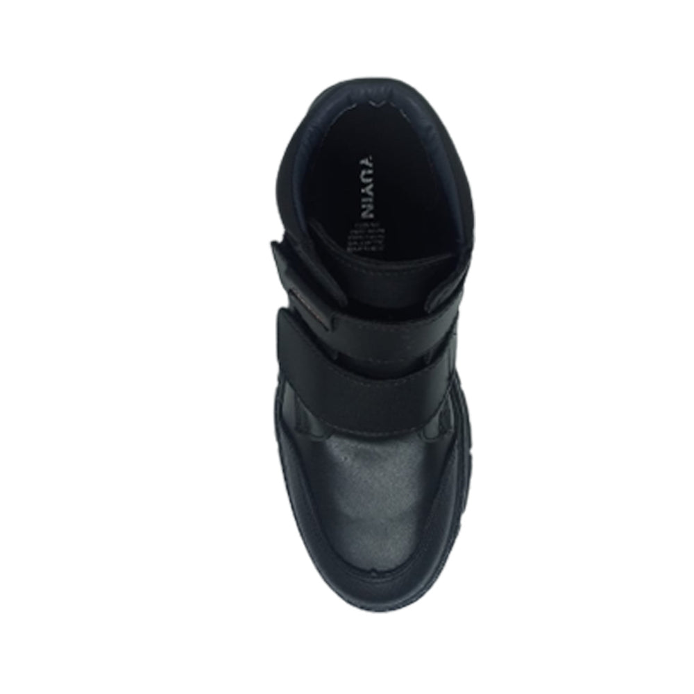 Bota Escolar Para Niño Yuyin 22141 Negro Ab0701