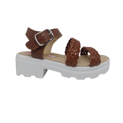 Huarache Para Niña Rilo 4062 Camel Ab0701