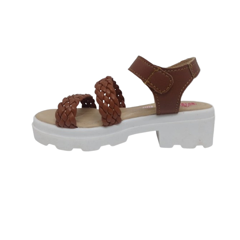 Huarache Para Niña Rilo 4062 Camel Ab0701
