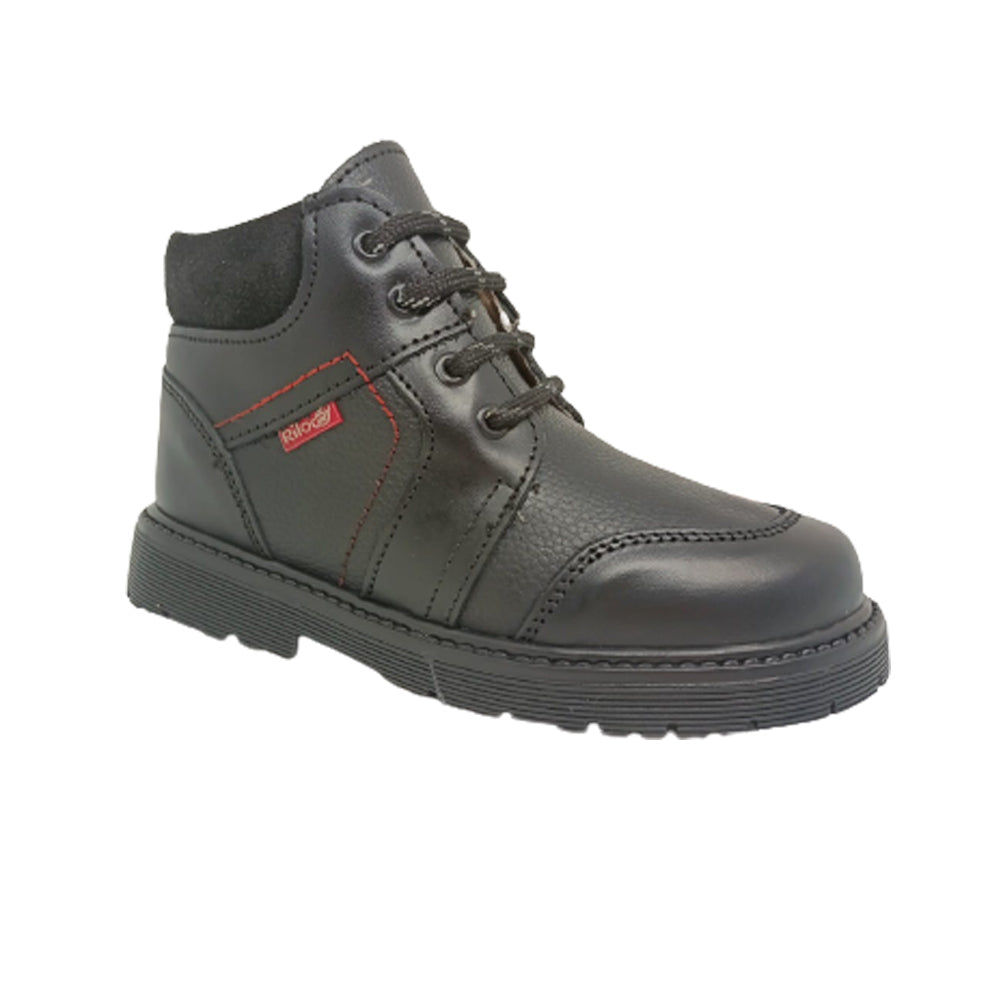 Bota Para Niño Rilo 5952 Negro Ab0701
