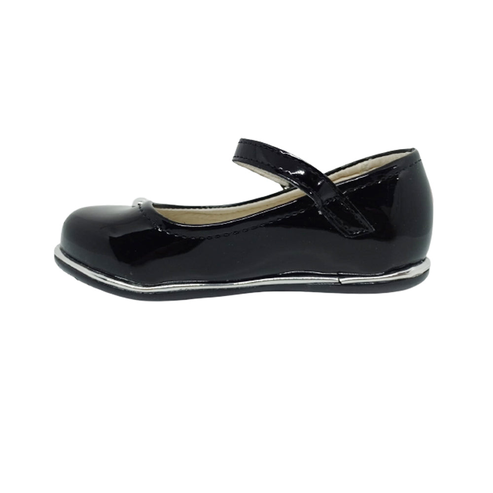 Zapato Casual Para Niña Chabelo 64205 Negro Charol Ab0701