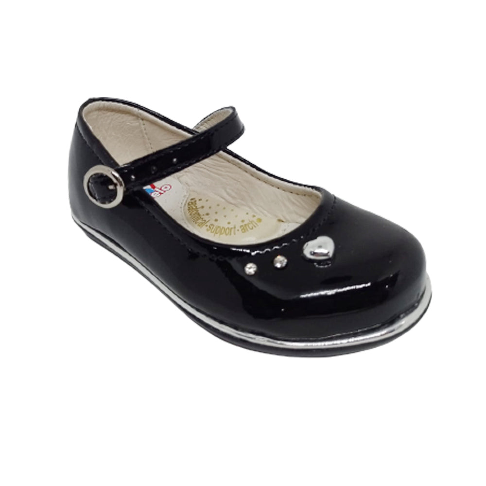 Zapato Casual Para Niña Chabelo 64205 Negro Charol Ab0701