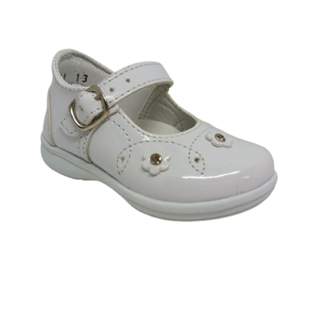 Zapato Para Niña Hurisa 671 Blanco Ab0701