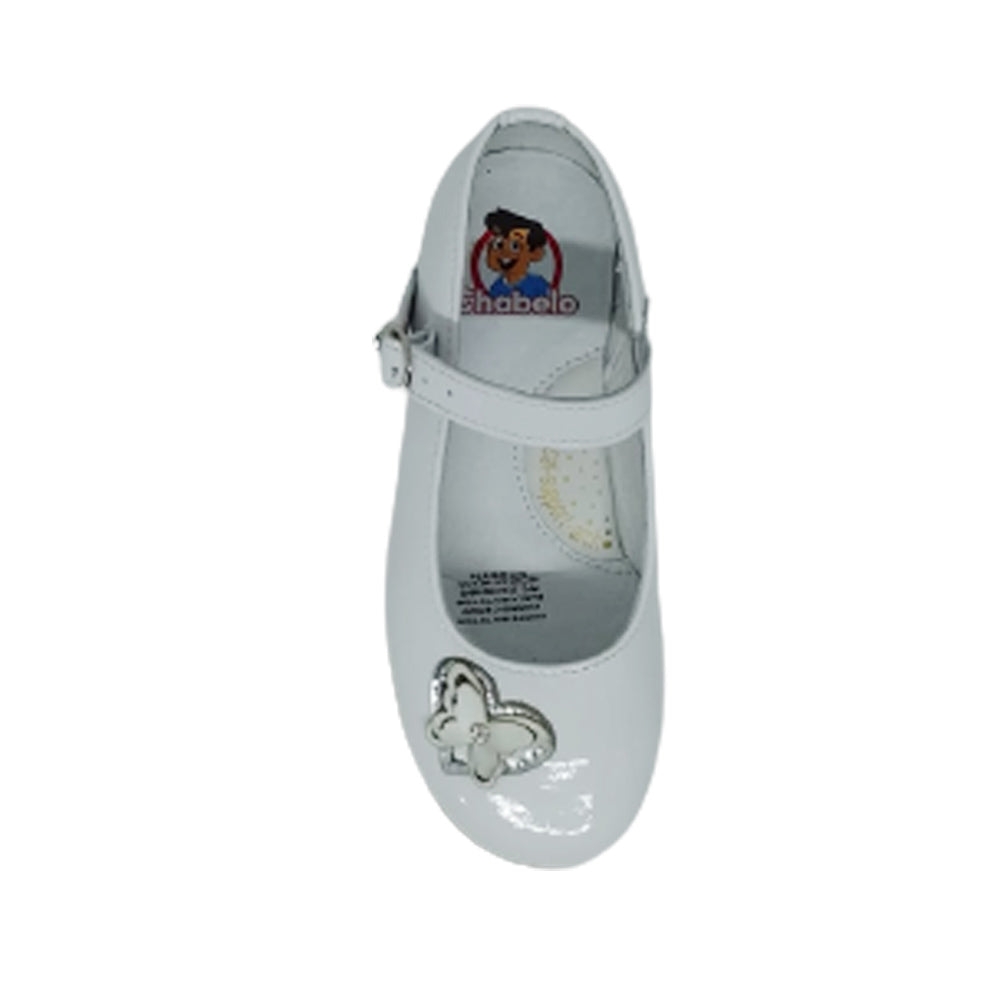 Zapato Casual Para Niña Chabelo 68412 Blanco Charol Ab0701