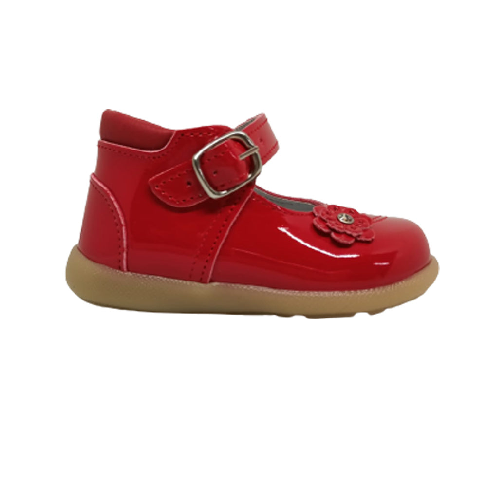 Zapato Para Niña Hurisa 815 Rojo Charol Ab0701
