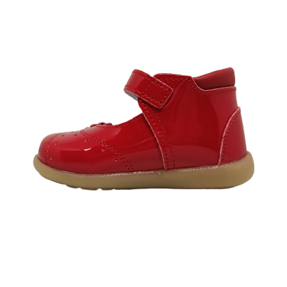 Zapato Para Niña Hurisa 815 Rojo Charol Ab0701
