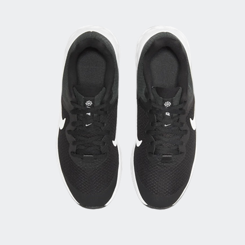 Tenis Deportivo Para Dama Nike Revolution 6 Negro Blanco Ab0701