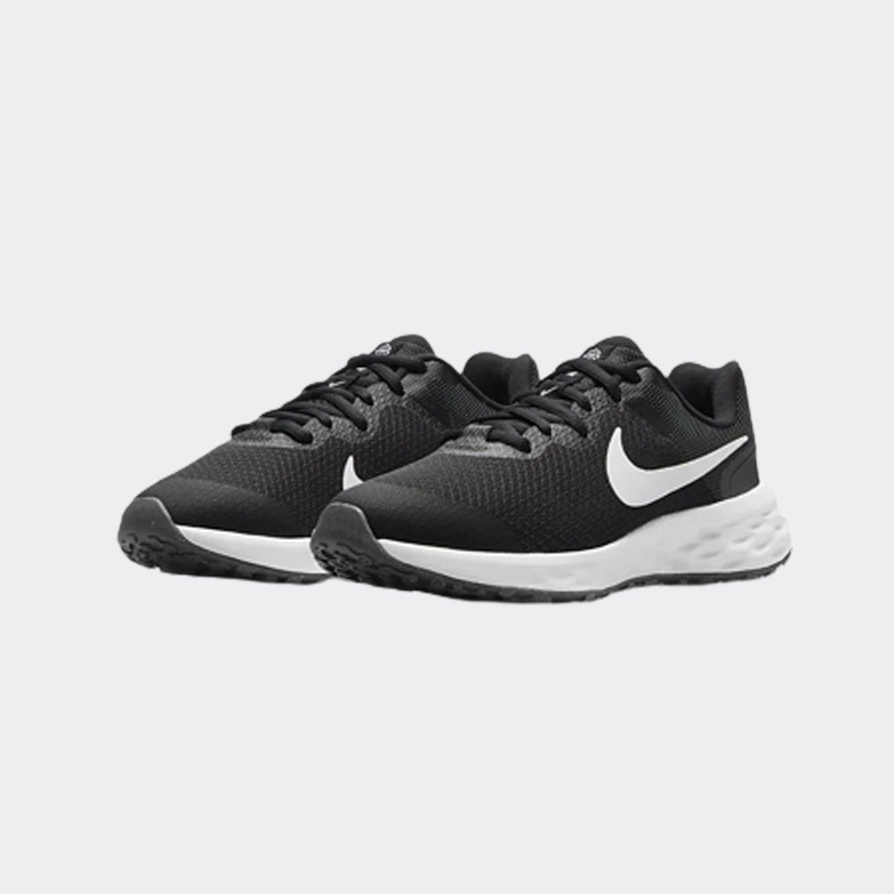 Tenis Deportivo Para Dama Nike Revolution 6 Negro Blanco Ab0701